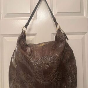 Beautiful Coach Patten Leather Glossy Tote